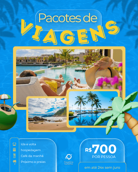 Site modelo de Pacotes de Viagens
